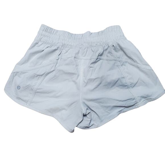 Lululemon Tracker Shorts White/Light Gray Size 8 - Picture 1 of 7